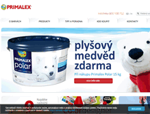 Tablet Screenshot of primalex.cz